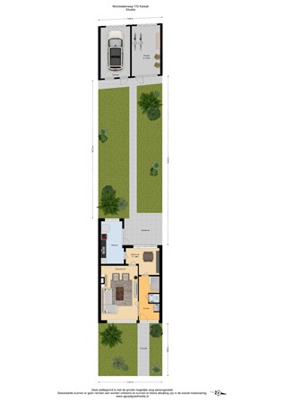 Floorplan - Noordwijkerweg 17D, 2223 AD Katwijk